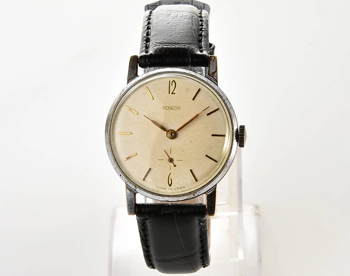 Pobeda Soviet mechanical wrist watch