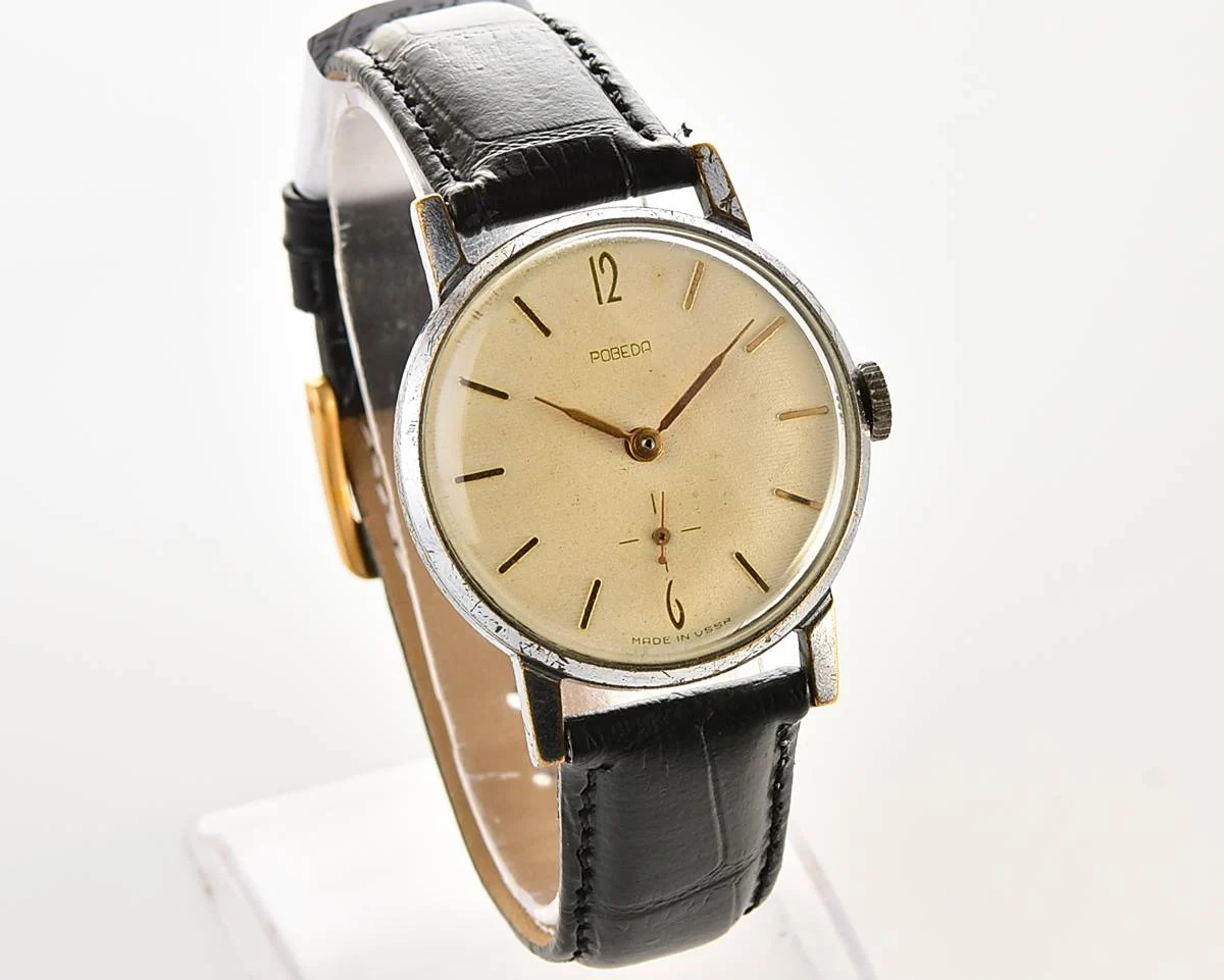 Pobeda Soviet mechanical wrist watch