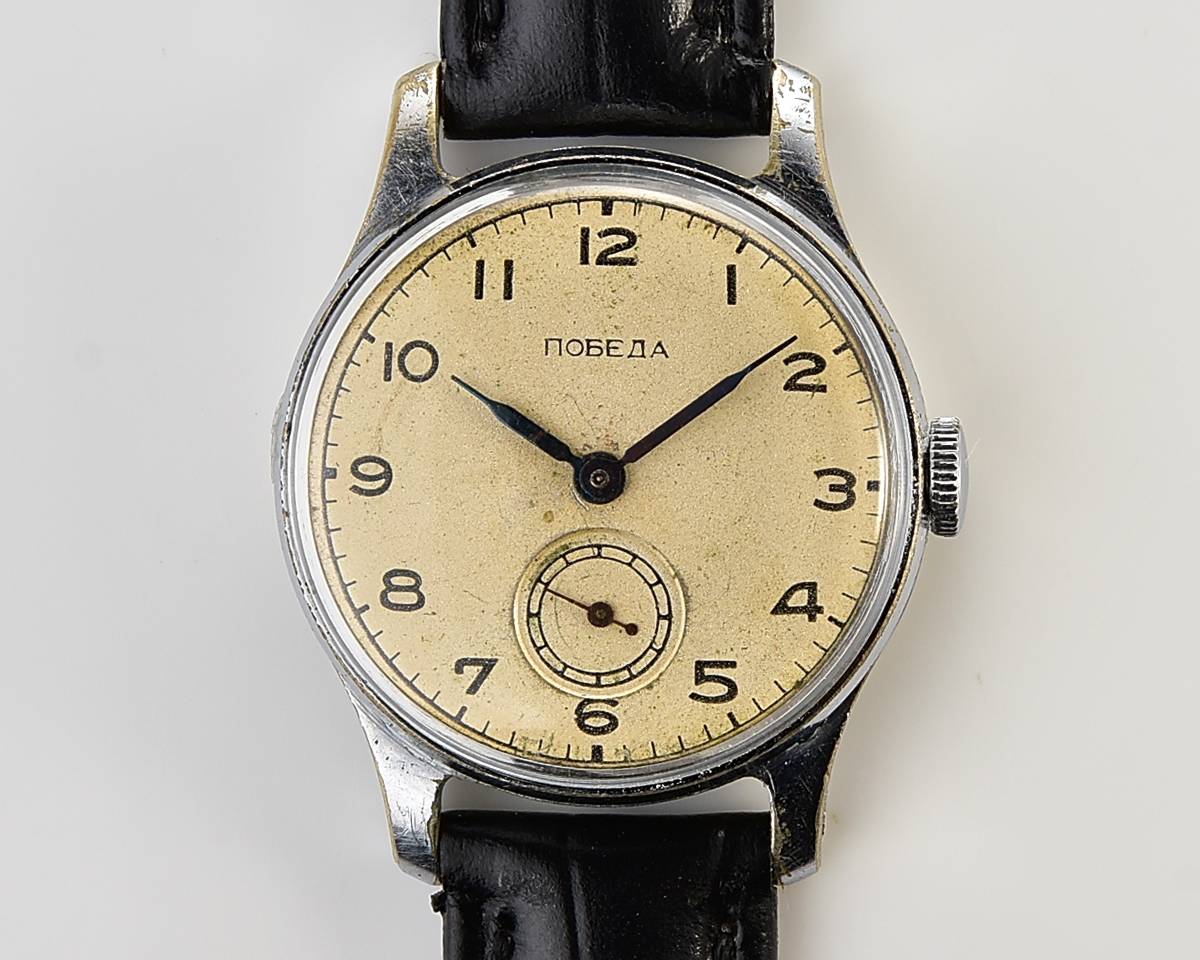 Vintage soviet mechanical POBEDA wrist watch, PChZ