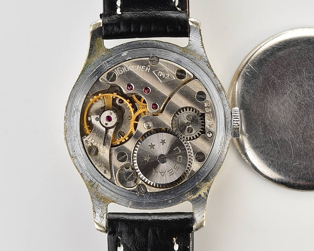 Vintage soviet mechanical POBEDA wrist watch, PChZ