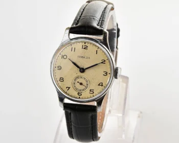 Vintage Soviet mechanical Pobeda wrist watch, PChZ