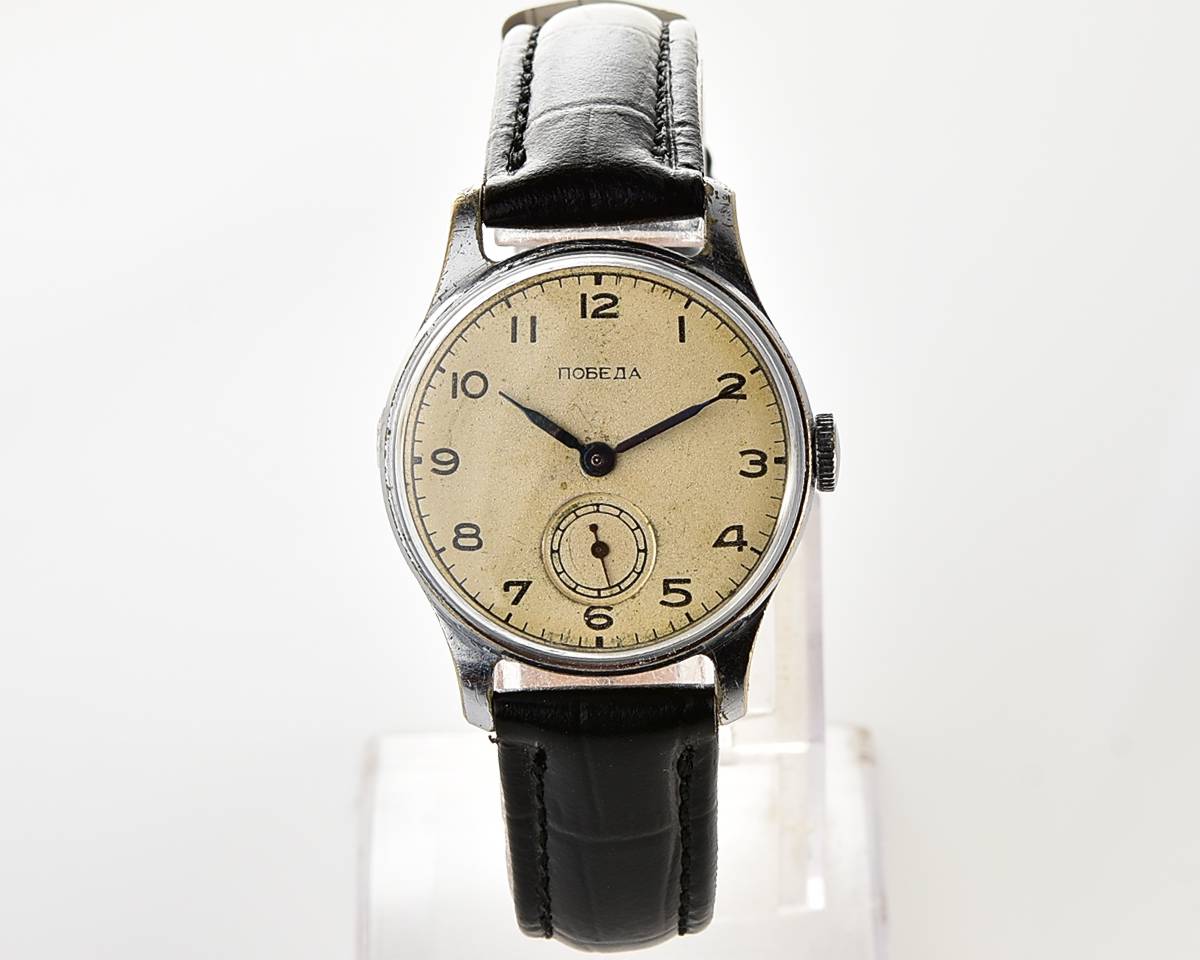 Vintage soviet mechanical POBEDA wrist watch, PChZ