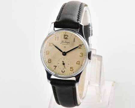 Vintage soviet mechanical POBEDA watch, 2MChZ from 4th quarter 1950!