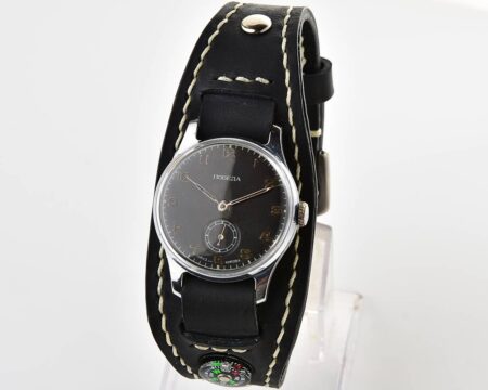Excellent soviet POBEDA 1MChZ from 1955 + exquisite Sturmanskie compass strap!