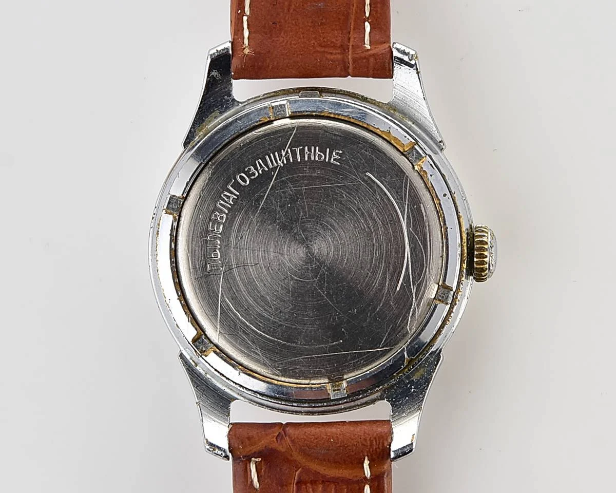 Vintage Soviet mechanical Pobeda wrist watch, PChZ