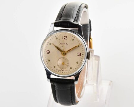 Vintage soviet mechanical POBEDA watch, 2MChZ, 3rd quarter of 1958