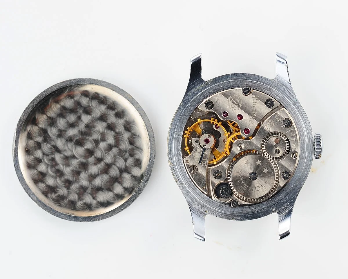 Exceptionally well preserved Soviet Pobeda from 1953 + exquisite Sturmanskie compass strap!
