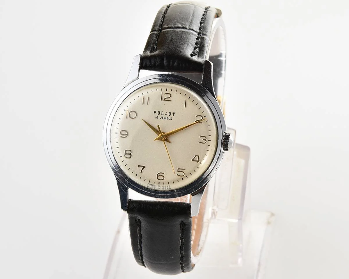Excellent Soviet Poljot vintage mechanical wrist watch