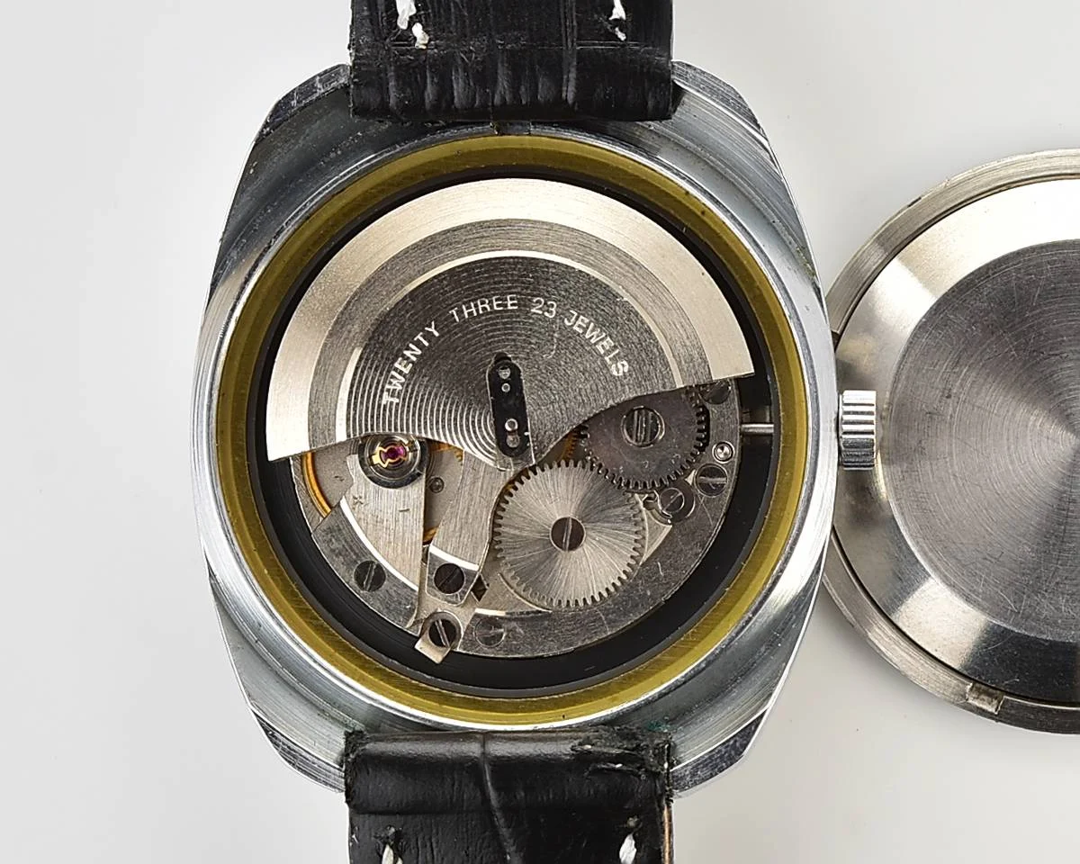 Soviet mechanical Poljot with automatic self winding movement(export version)
