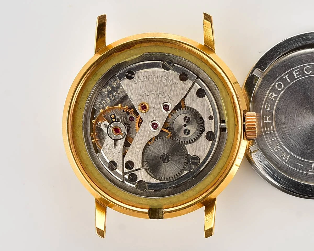Excellent Soviet Poljot mechanical gold-plated wrist watch