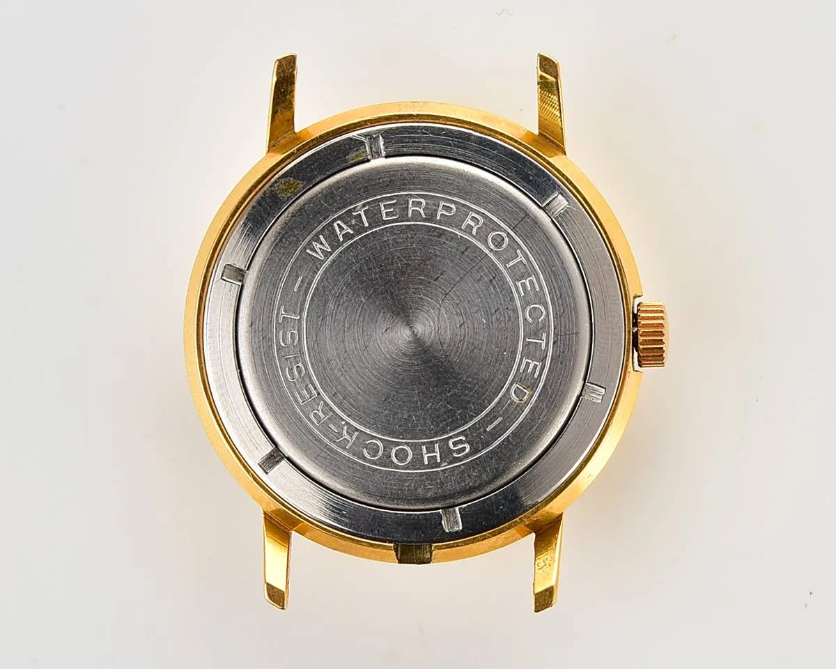 Excellent Soviet Poljot mechanical gold-plated wrist watch