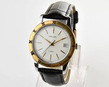 Large Poljot mechanical wrist watch