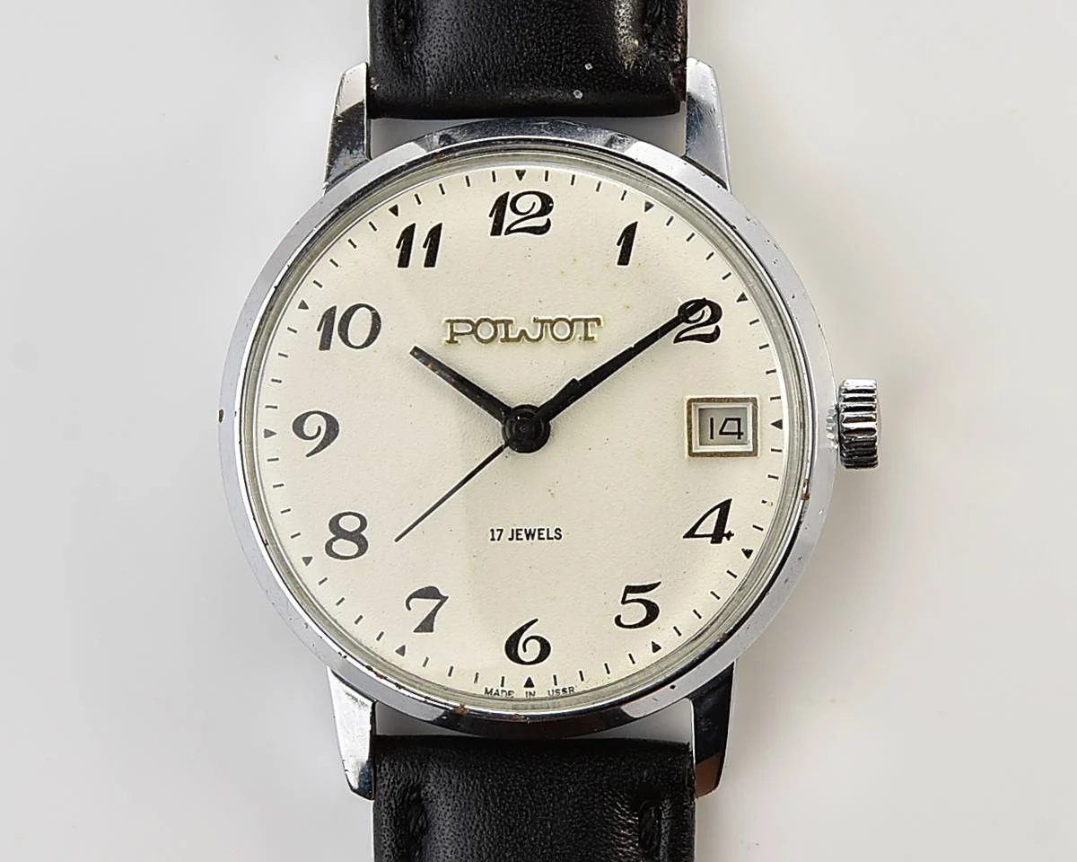 Soviet vintage Poljot mechanical watch