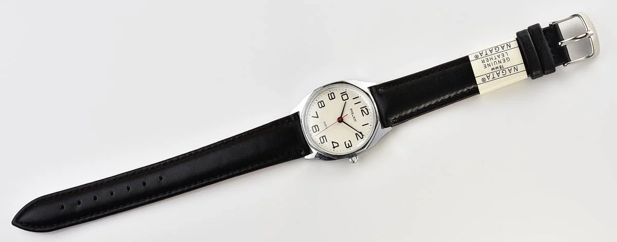 Soviet Poljot watch with quartz movement