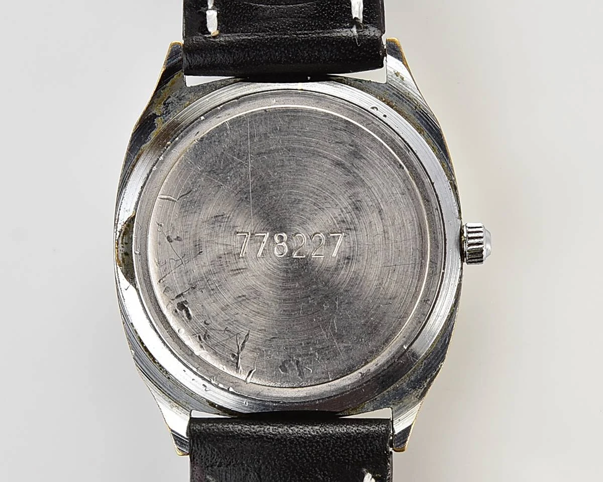 Soviet Poljot watch with quartz movement