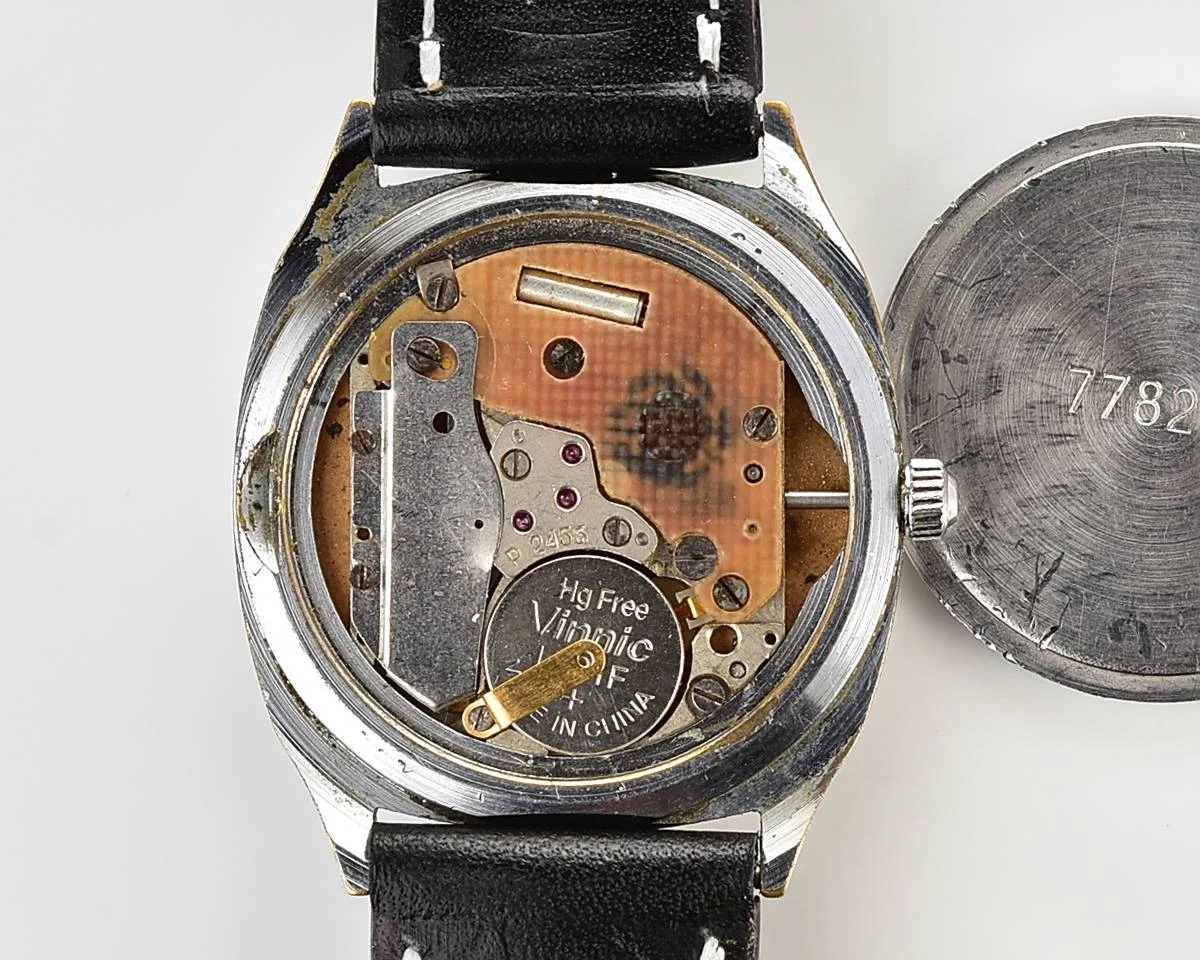 Soviet Poljot watch with quartz movement