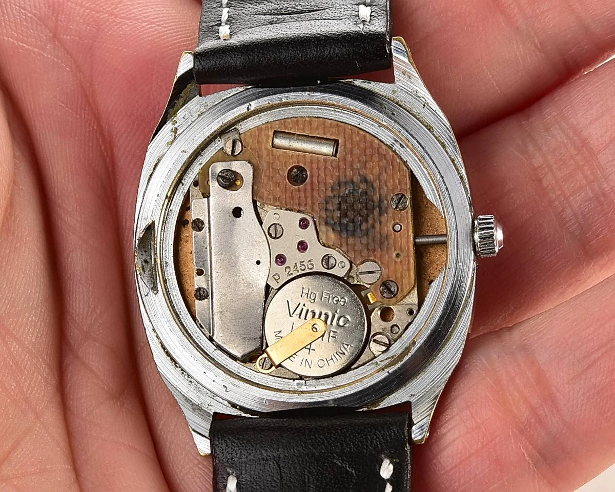 Soviet Poljot watch with quartz movement