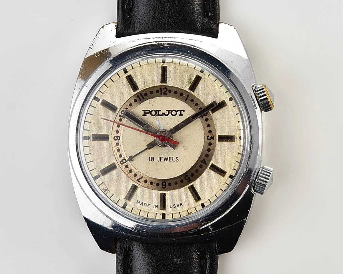 Soviet Poljot mechanical watch with alarm clock!