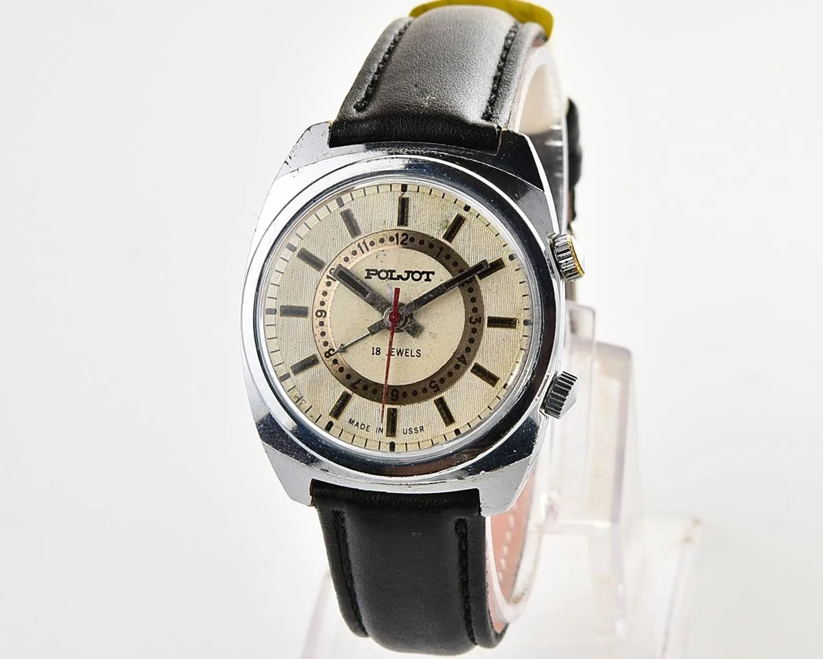 Soviet Poljot mechanical watch with alarm clock!