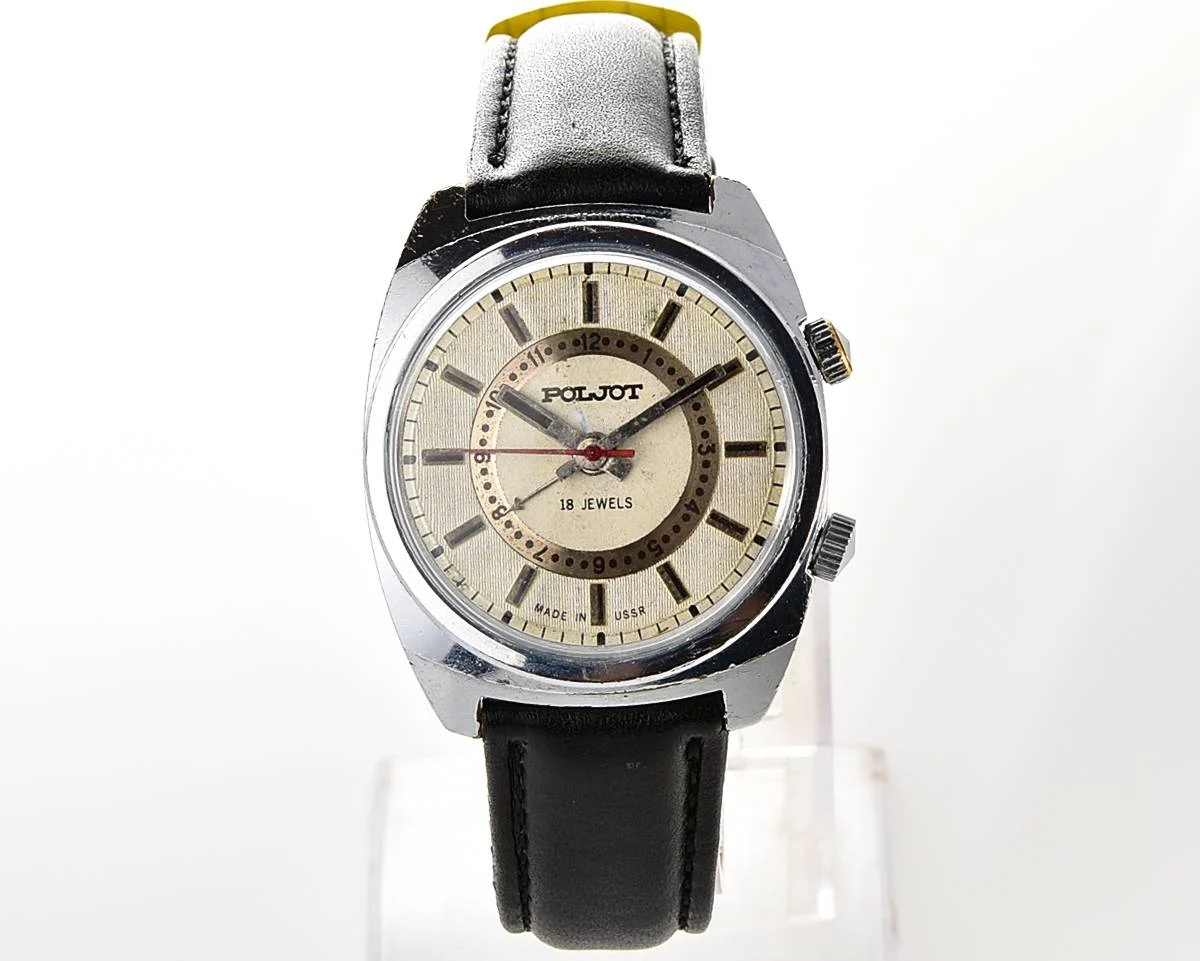 Soviet Poljot mechanical watch with alarm clock!