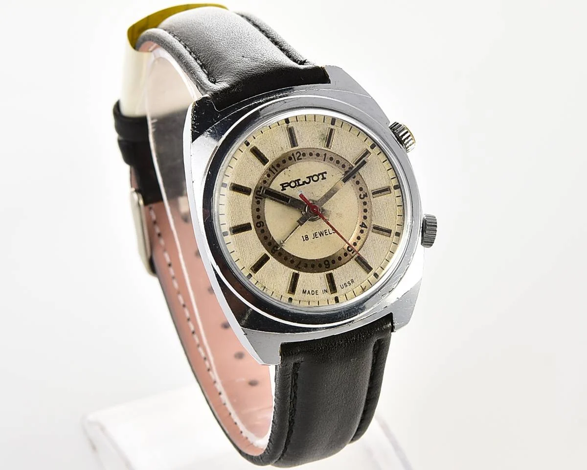 Soviet Poljot mechanical watch with alarm clock!