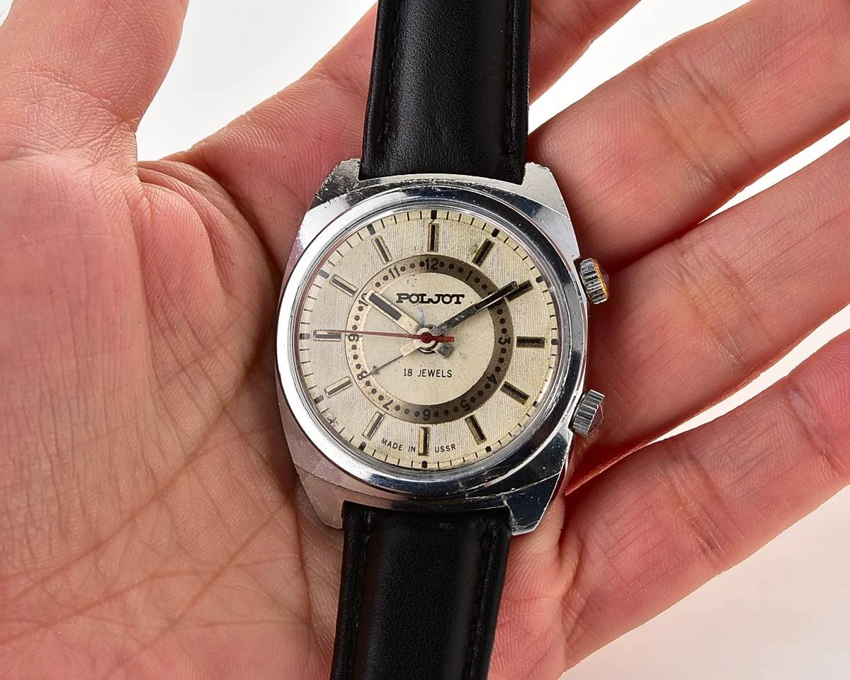 Soviet Poljot mechanical watch with alarm clock!