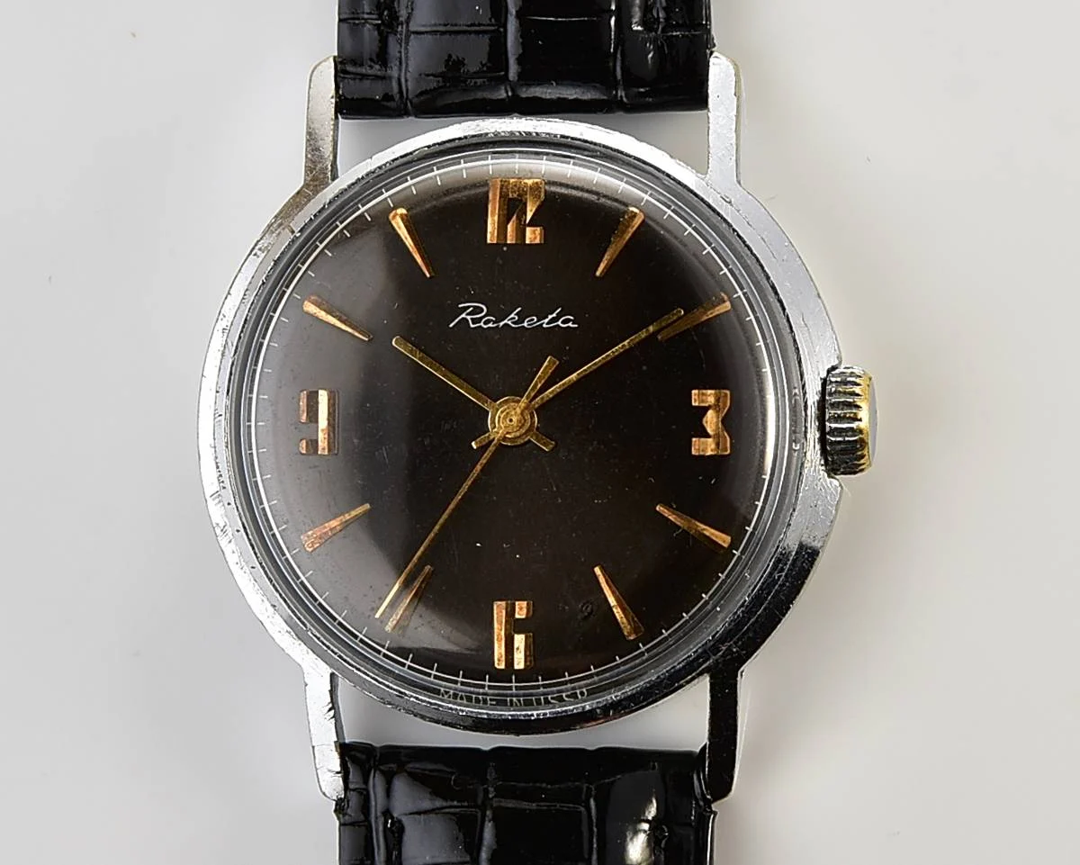 Soviet Raketa vintage mechanical watch