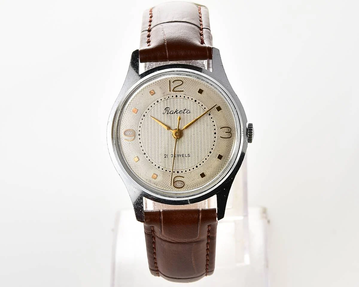 Excellent Soviet Raketa Baltica vintage mechanical watch