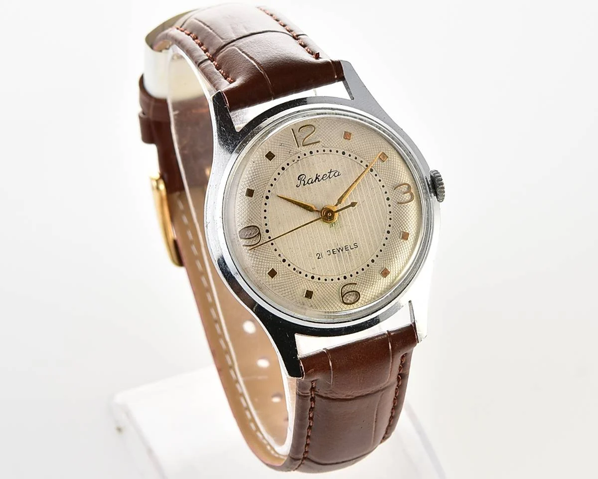 Excellent Soviet Raketa Baltica vintage mechanical watch