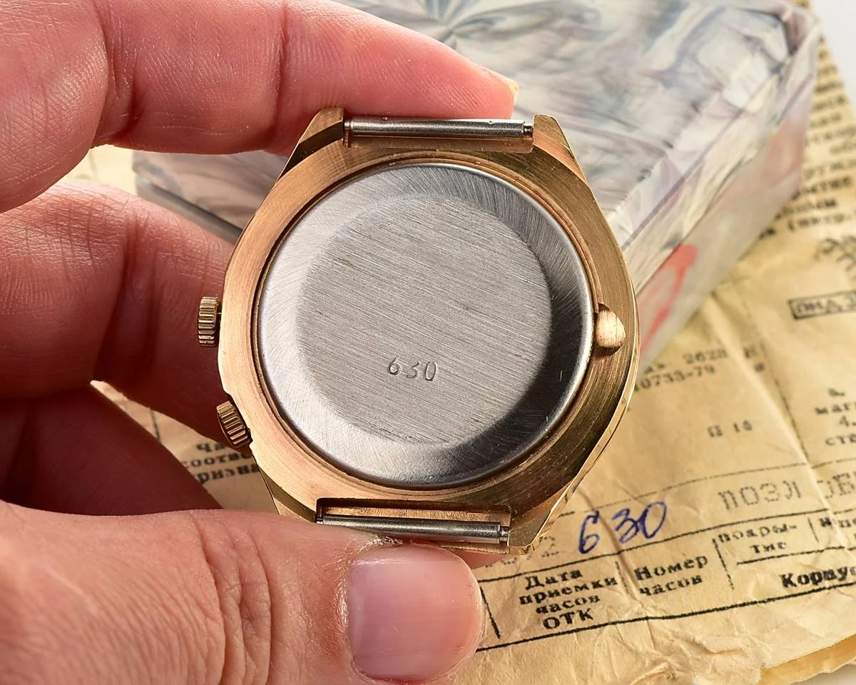 TIME CAPSULE: Vintage Soviet Raketa gold-plated perpetual calendar watch - New Old Stock (NOS)!
