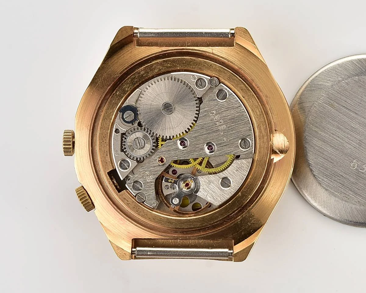TIME CAPSULE: Vintage Soviet Raketa gold-plated perpetual calendar watch - New Old Stock (NOS)!