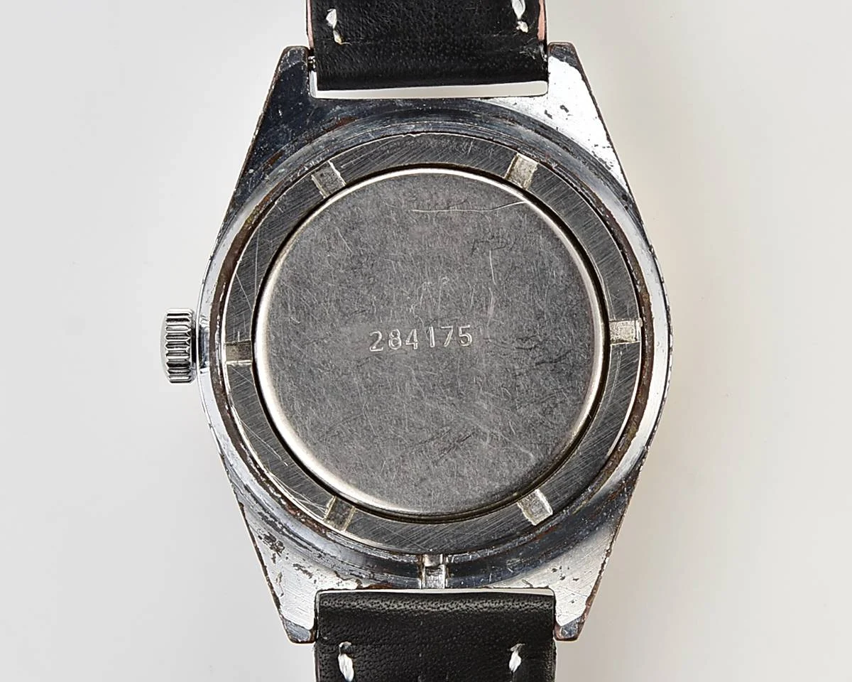 Raketa vintage mechanical wrist watch with double calendar