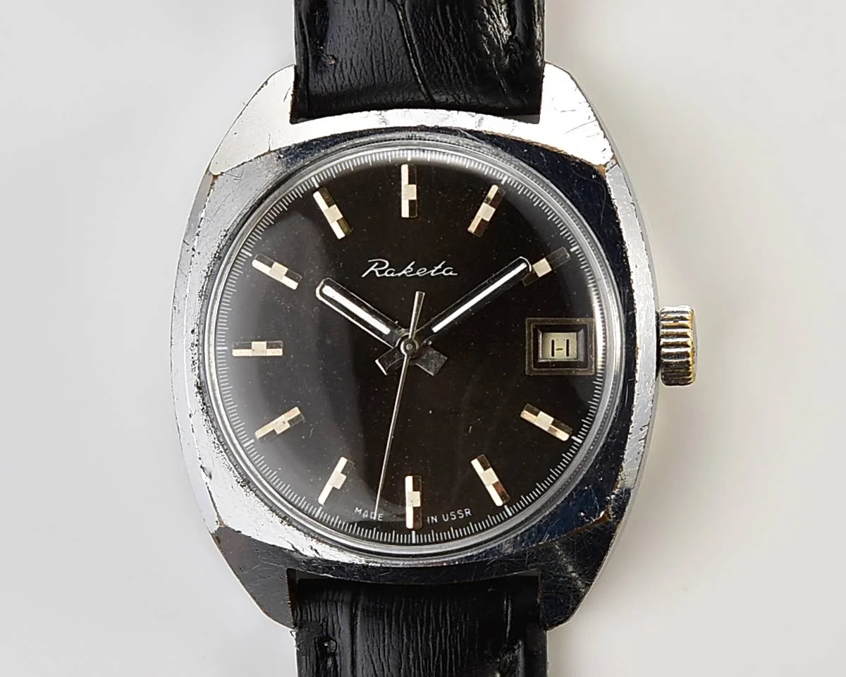 Soviet Raketa vintage mechanical watch