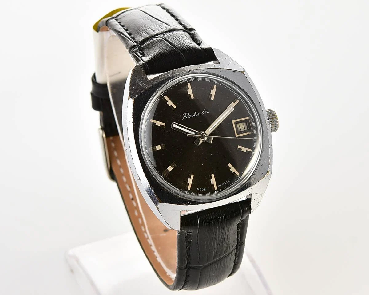 Soviet Raketa vintage mechanical watch