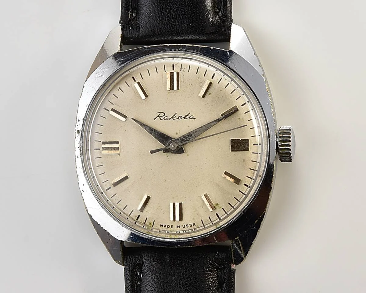 Soviet Raketa vintage mechanical watch