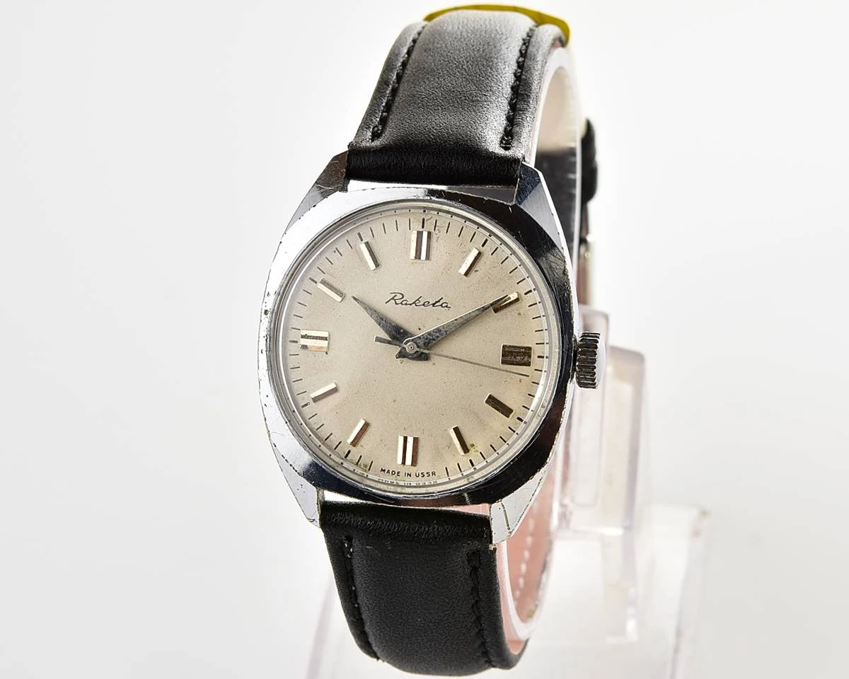 Soviet Raketa vintage mechanical watch