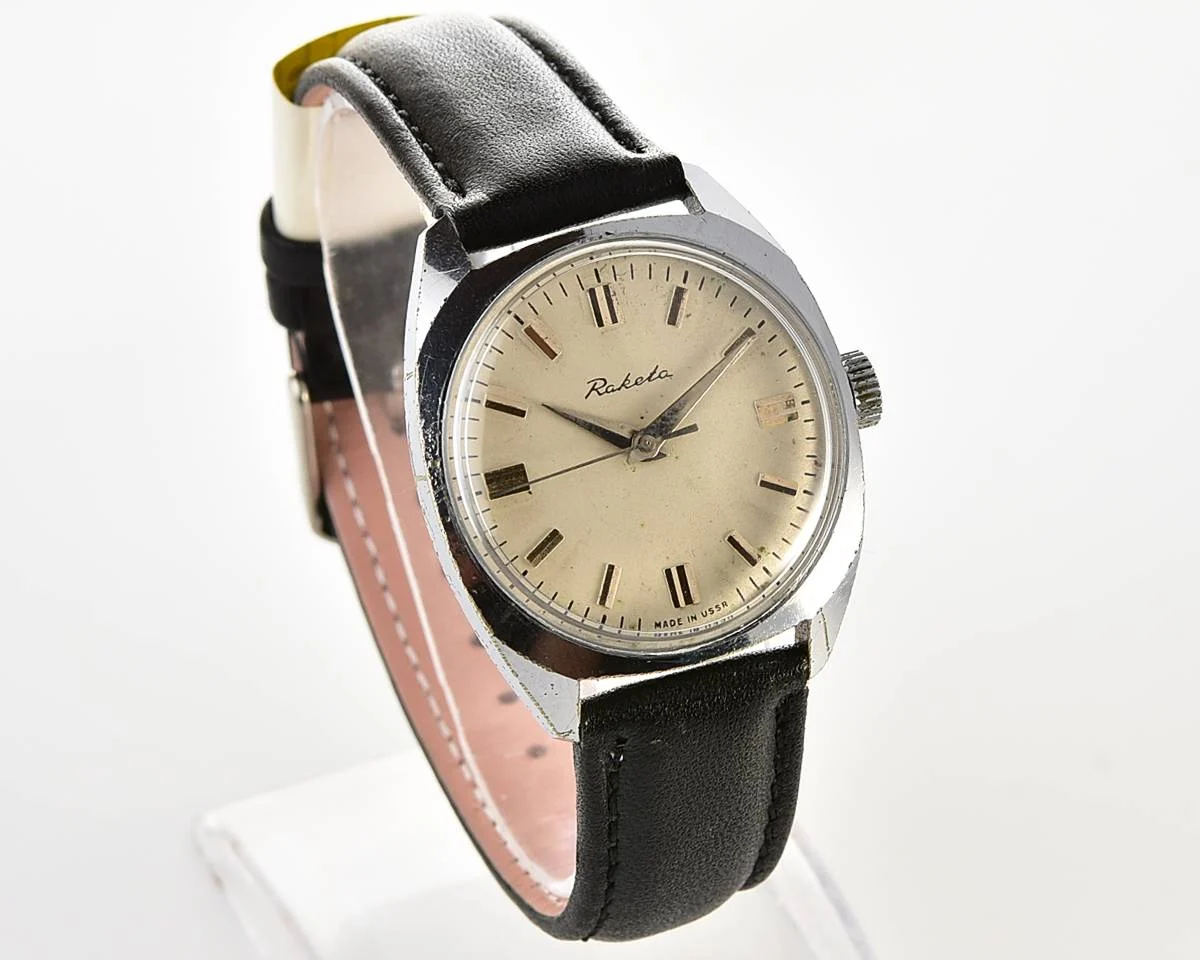 Soviet Raketa vintage mechanical watch