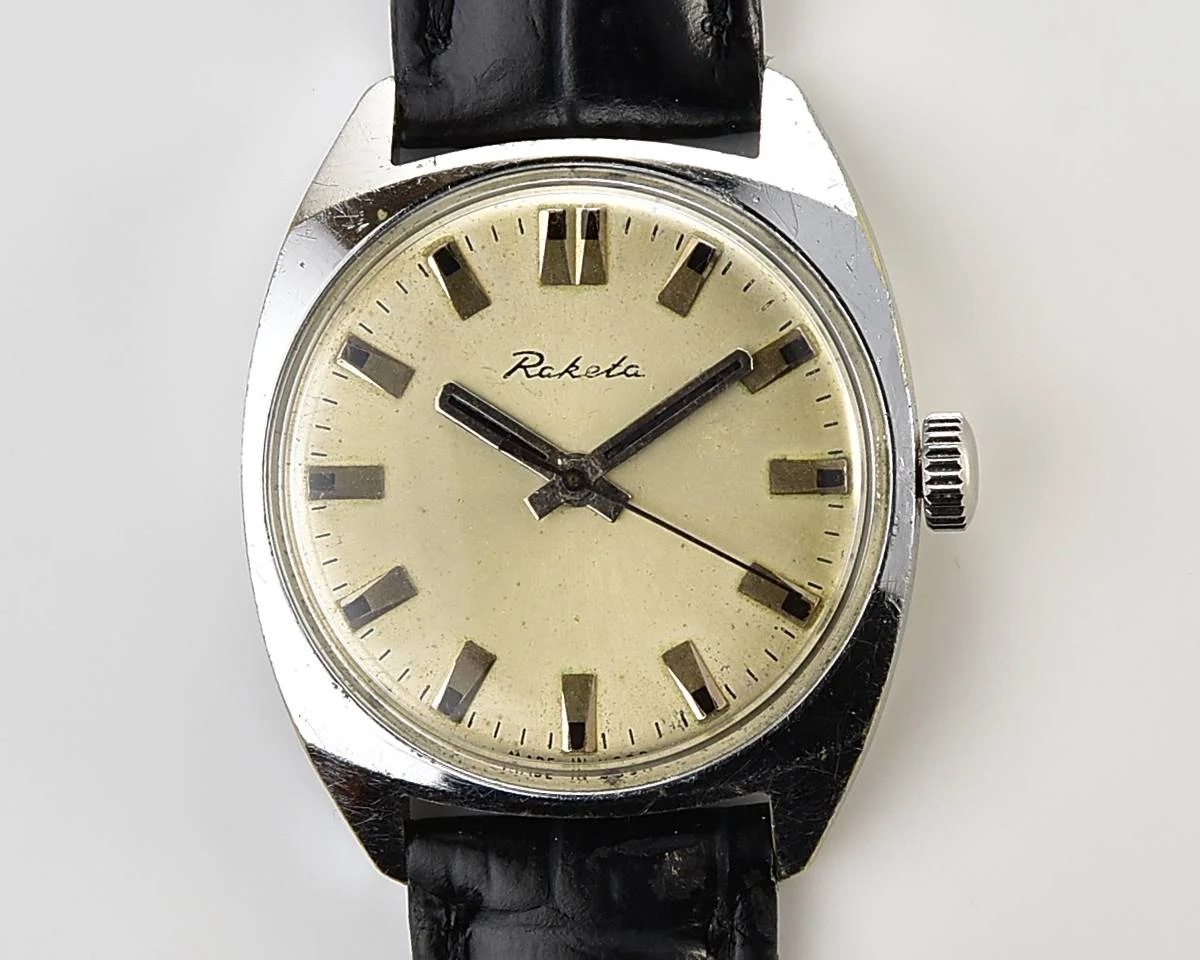 Soviet Raketa vintage mechanical watch