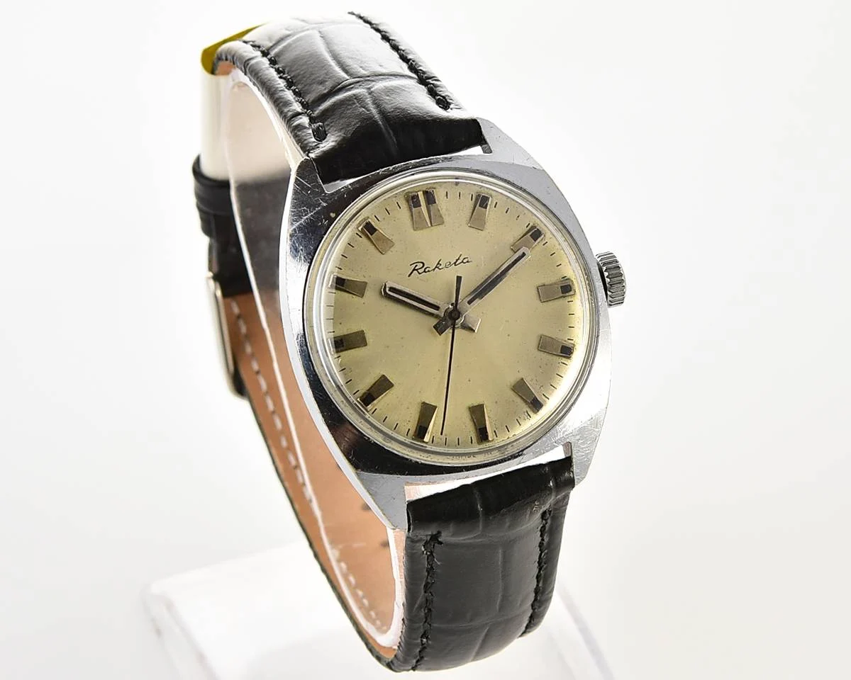 Soviet Raketa vintage mechanical watch