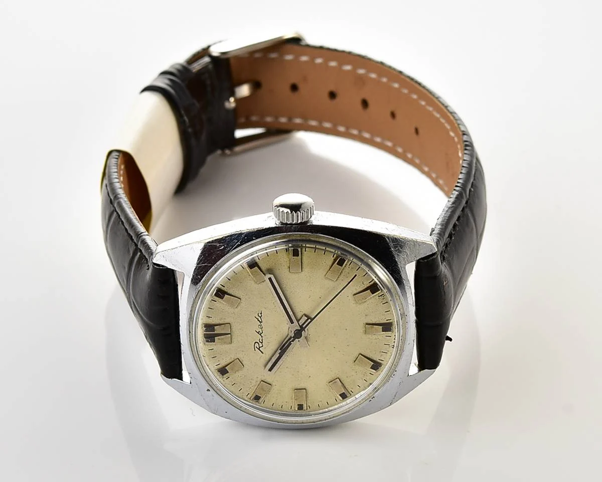 Soviet Raketa vintage mechanical watch