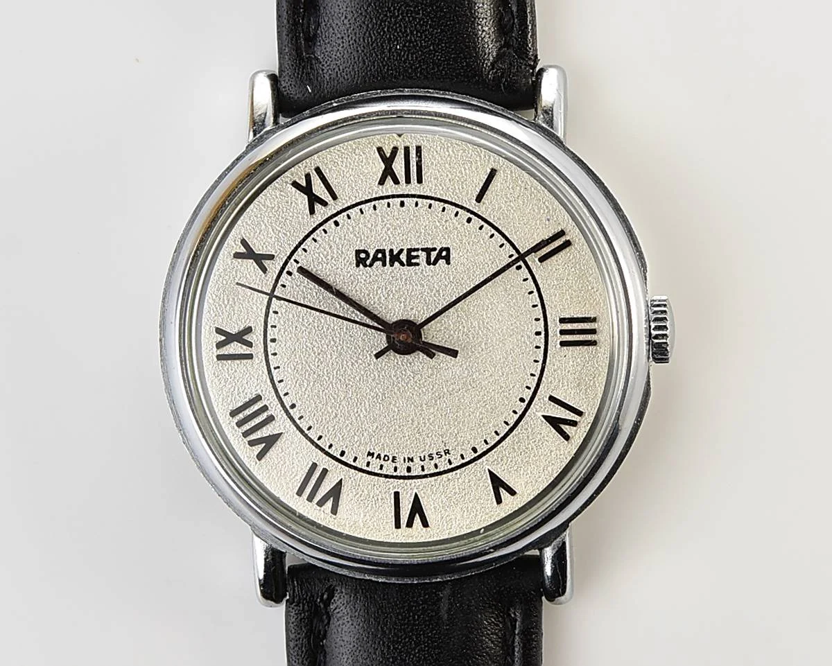 Soviet Raketa vintage mechanical watch
