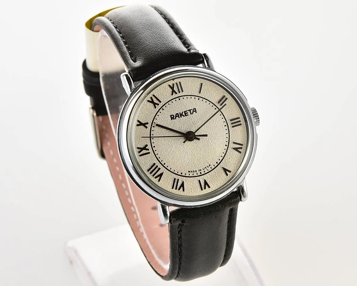 Soviet Raketa vintage mechanical watch