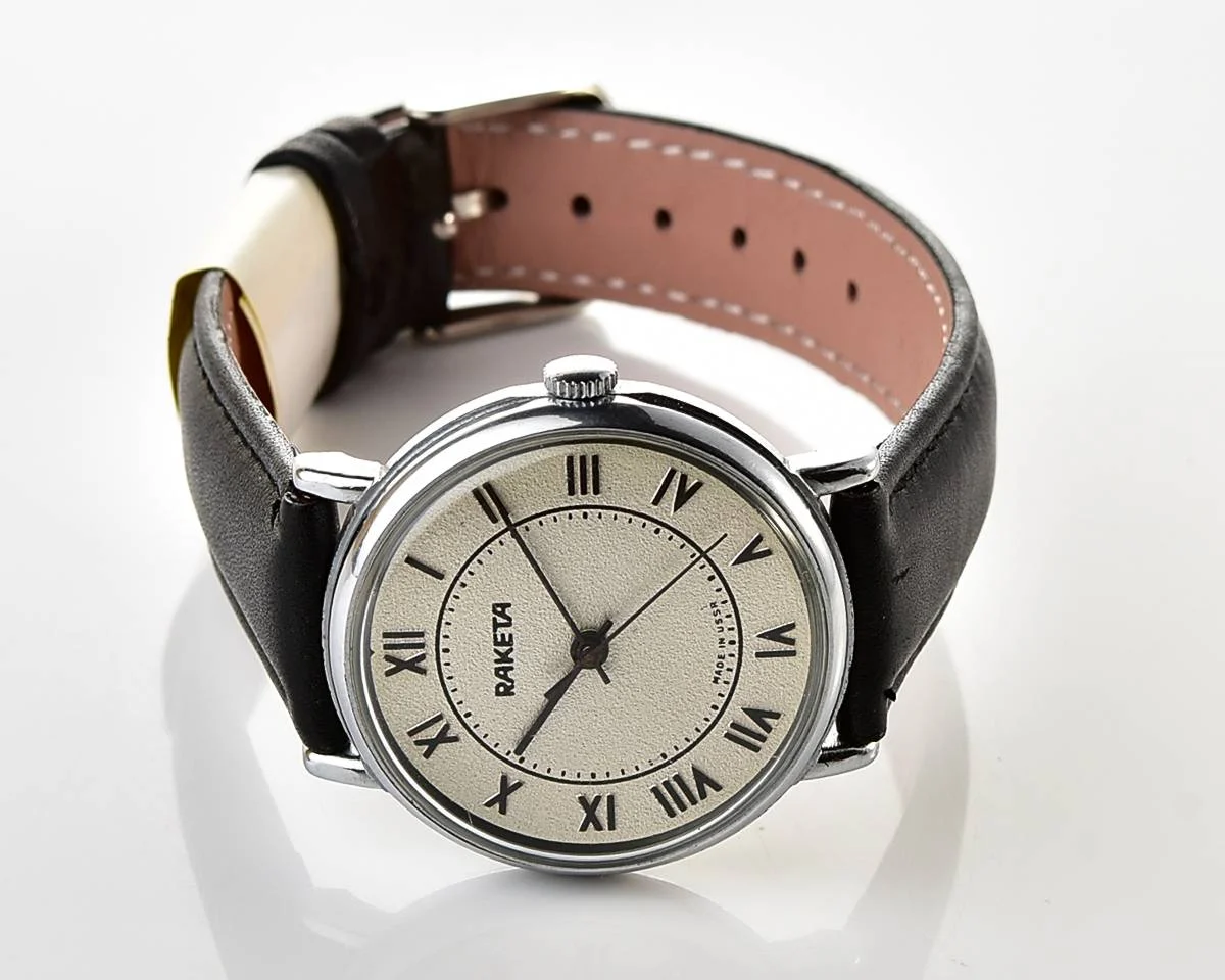 Soviet Raketa vintage mechanical watch