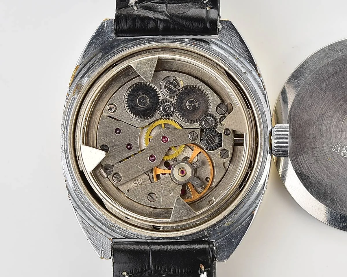 Large vintage Slava Soviet mechanical watch