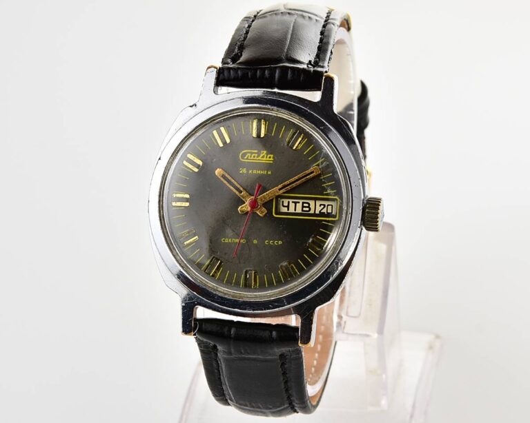Slava soviet mechanical vintage watch