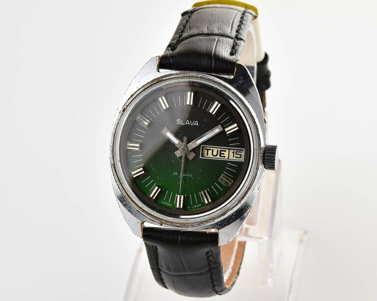 Slava soviet mechanical vintage watch
