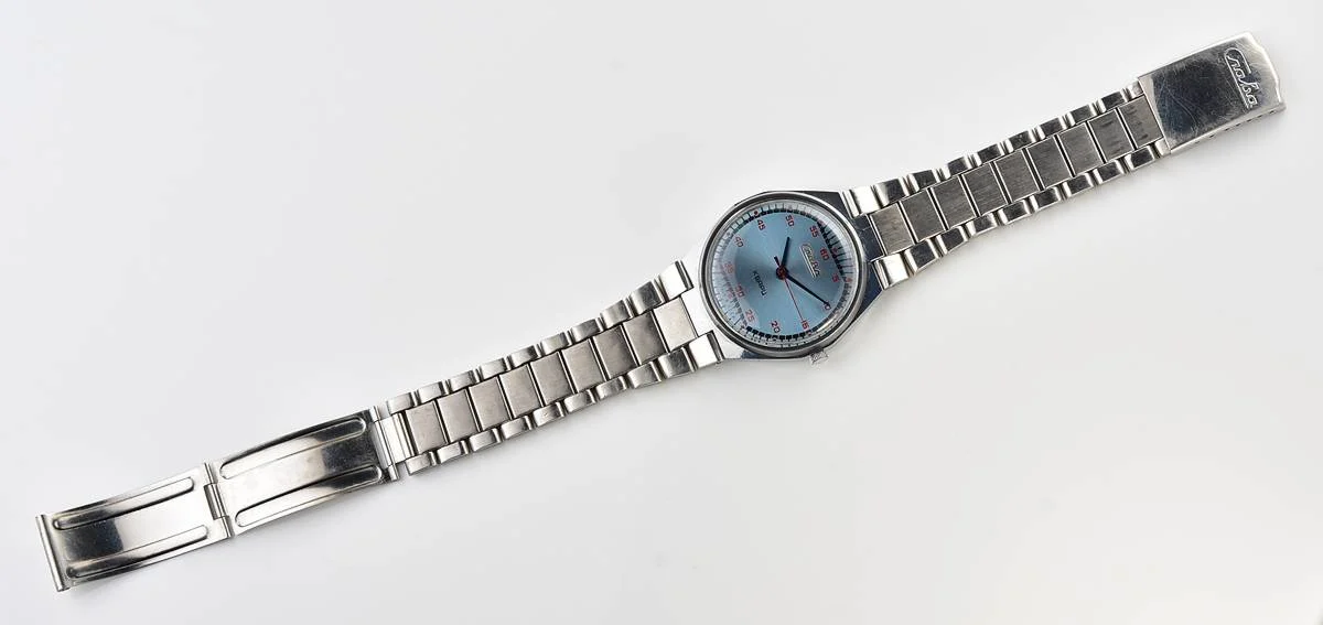 Soviet Slava watch with quartz movement