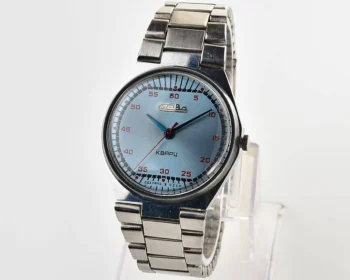 Soviet Slava watch with quartz movement