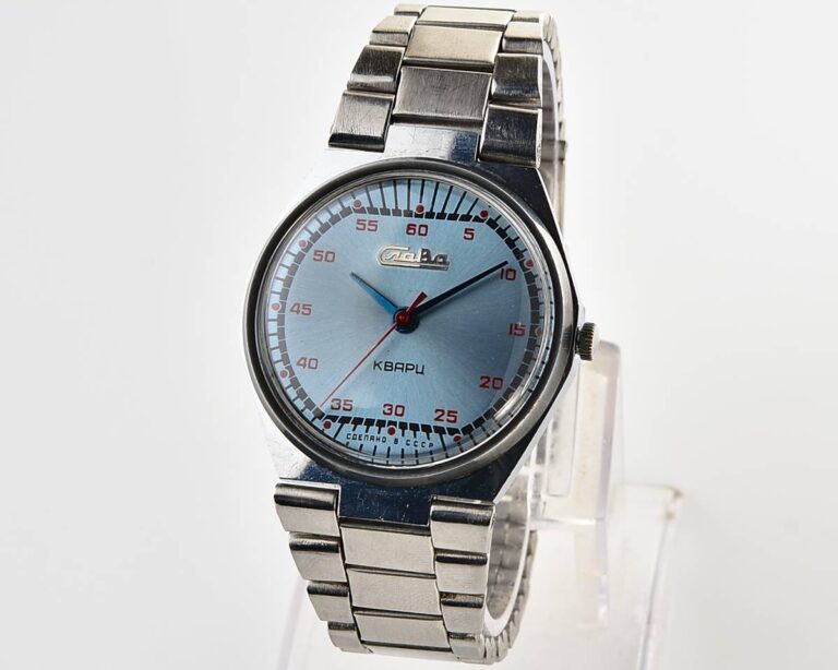 Automatic soviet SLAVA watch with quartz movement