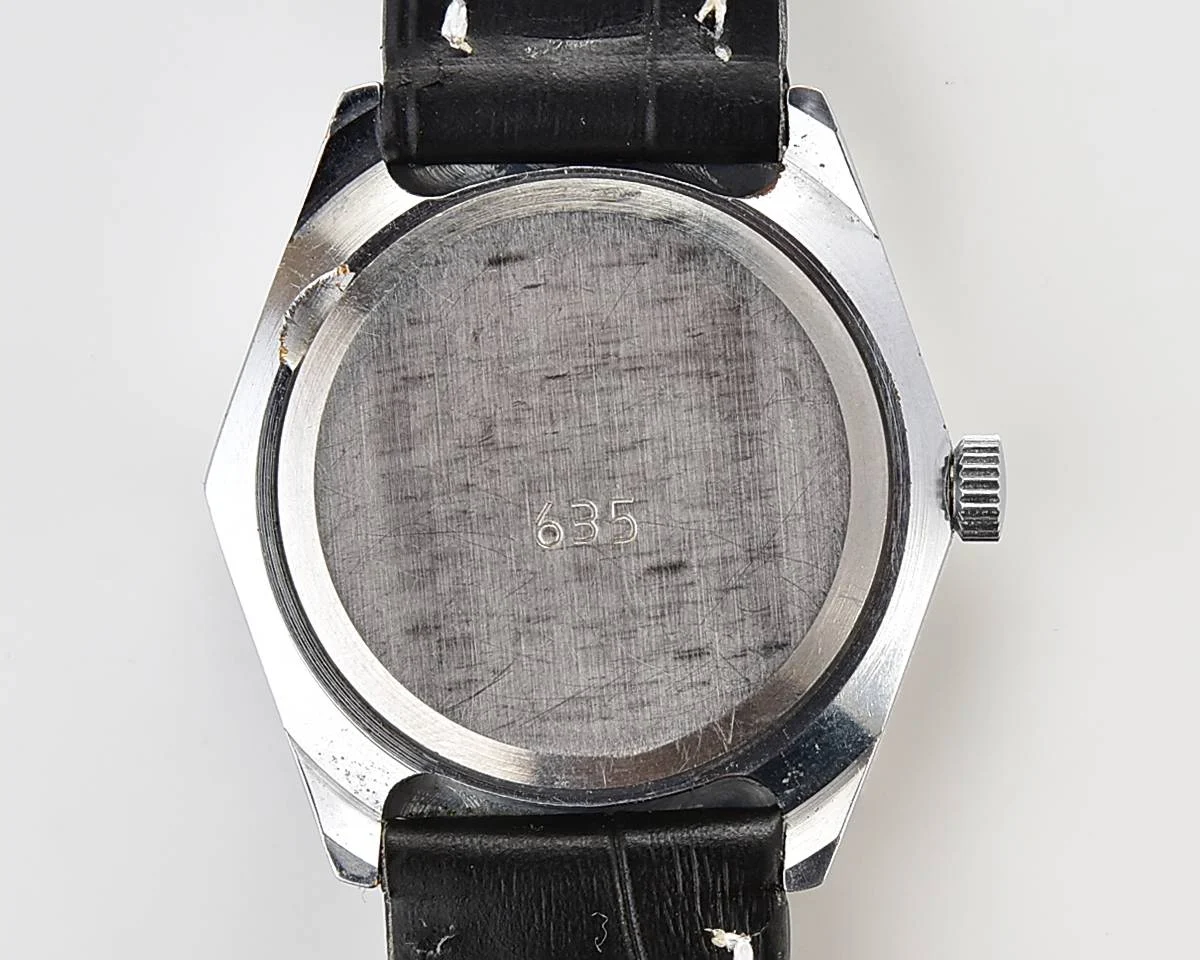 Hexagonal Slava Soviet mechanical vintage watch